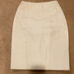 100 percent leather skirt